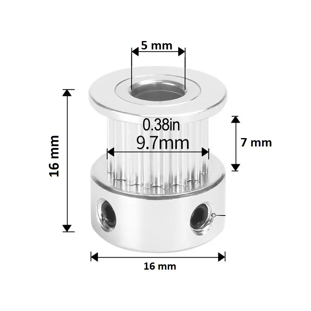 Cilindro A Cartuccia Semplice Effetto Con Stelo Filettato Alesaggio 16 Mm Corsa 5 Mm - Foto 3