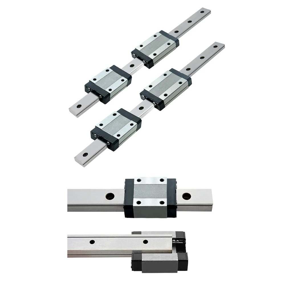 Soportes De Guía Lineal SK12 Para Eje De 12 Mm - 4 Unidades, Aluminio, Para Movimiento CNC